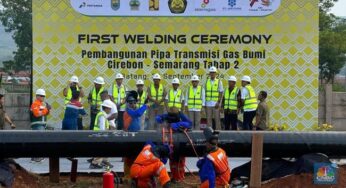 Pembangunan Pipa Transmisi Gas Bumi Cisem Tahap II Dimulai