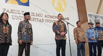 AHY Resmikan Gedung Baru Fakultas Ilmu Administrasi UI