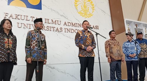 AHY Resmikan Gedung Baru Fakultas Ilmu Administrasi UI